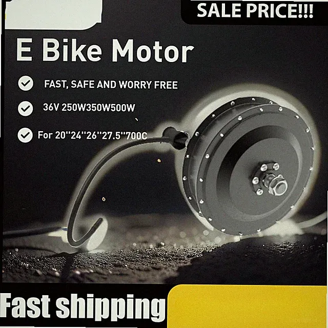36V 250W 350W 500W 20''-29'' 700C Electric Bike Brushless Gear Front Rear Motor