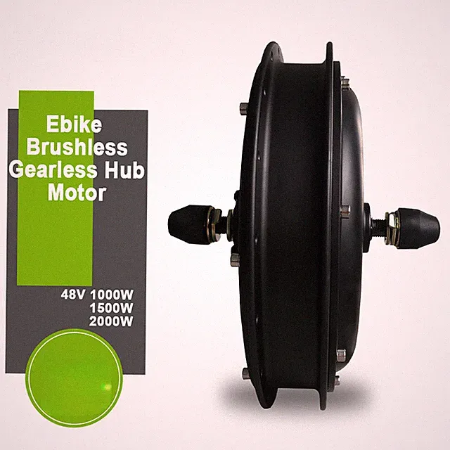 48V 1000W 1500W 2000W Electric Bike Brushless Gearless Motor with PP30 SM Plug